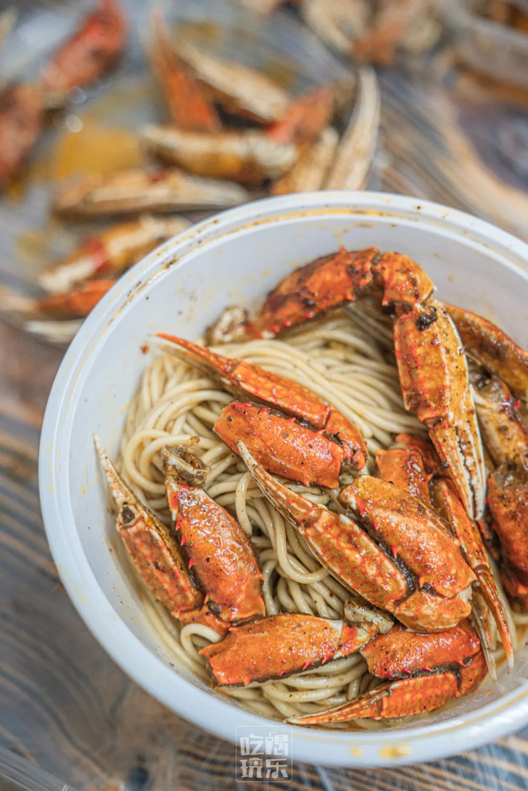 武汉蟹脚面江汉路推荐,武汉有名气的独创蟹脚面