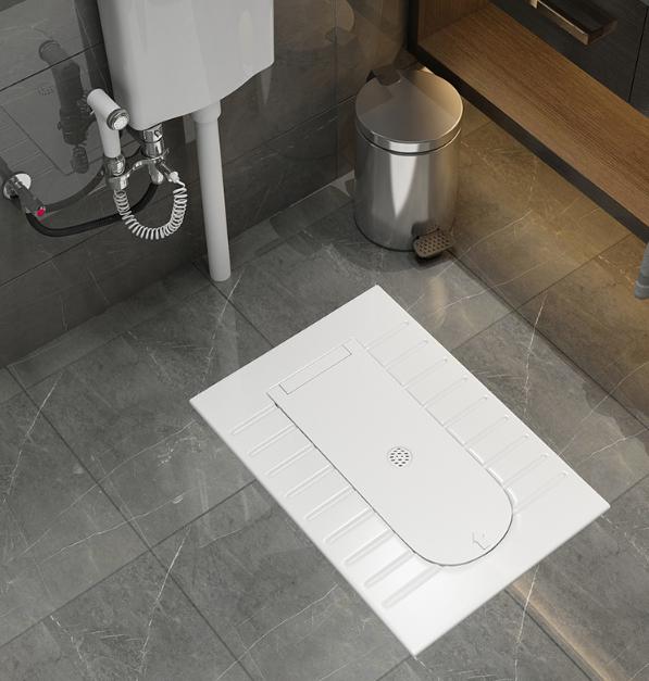 第一次见移动式公共厕所,装蹲便器更方便实用