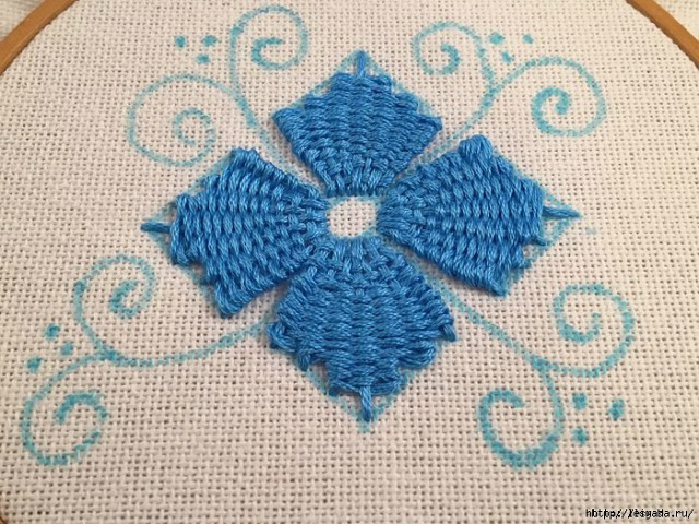 编织刺绣针法教程,刺绣基础针法教学钩针