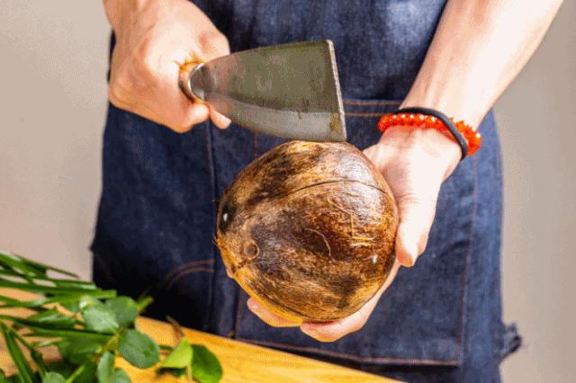 椰子碗甜品颜值高,火爆ins的椰子碗直接送