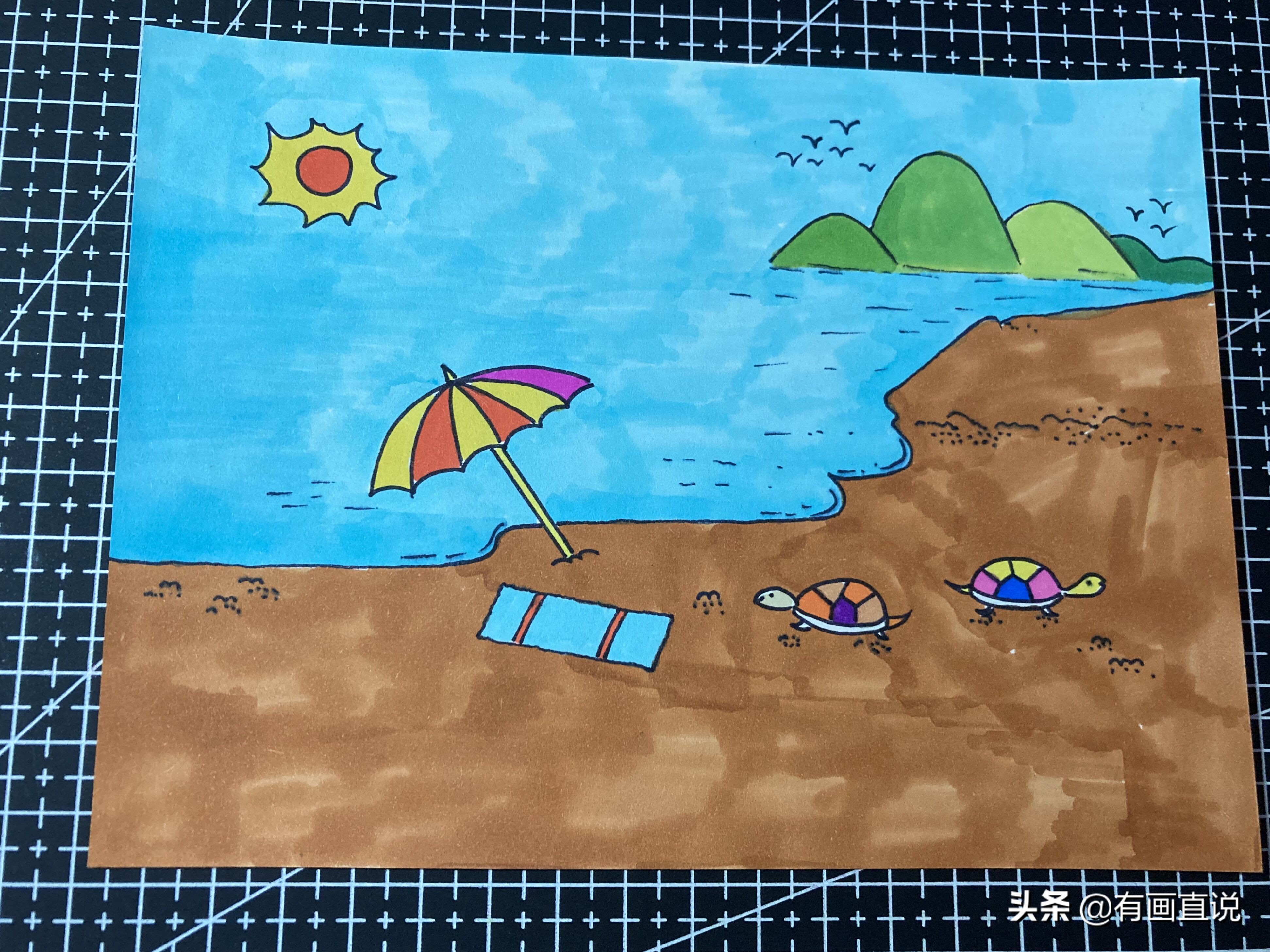 画画空白手抄报模板大全,可爱又漂亮的手抄报手账