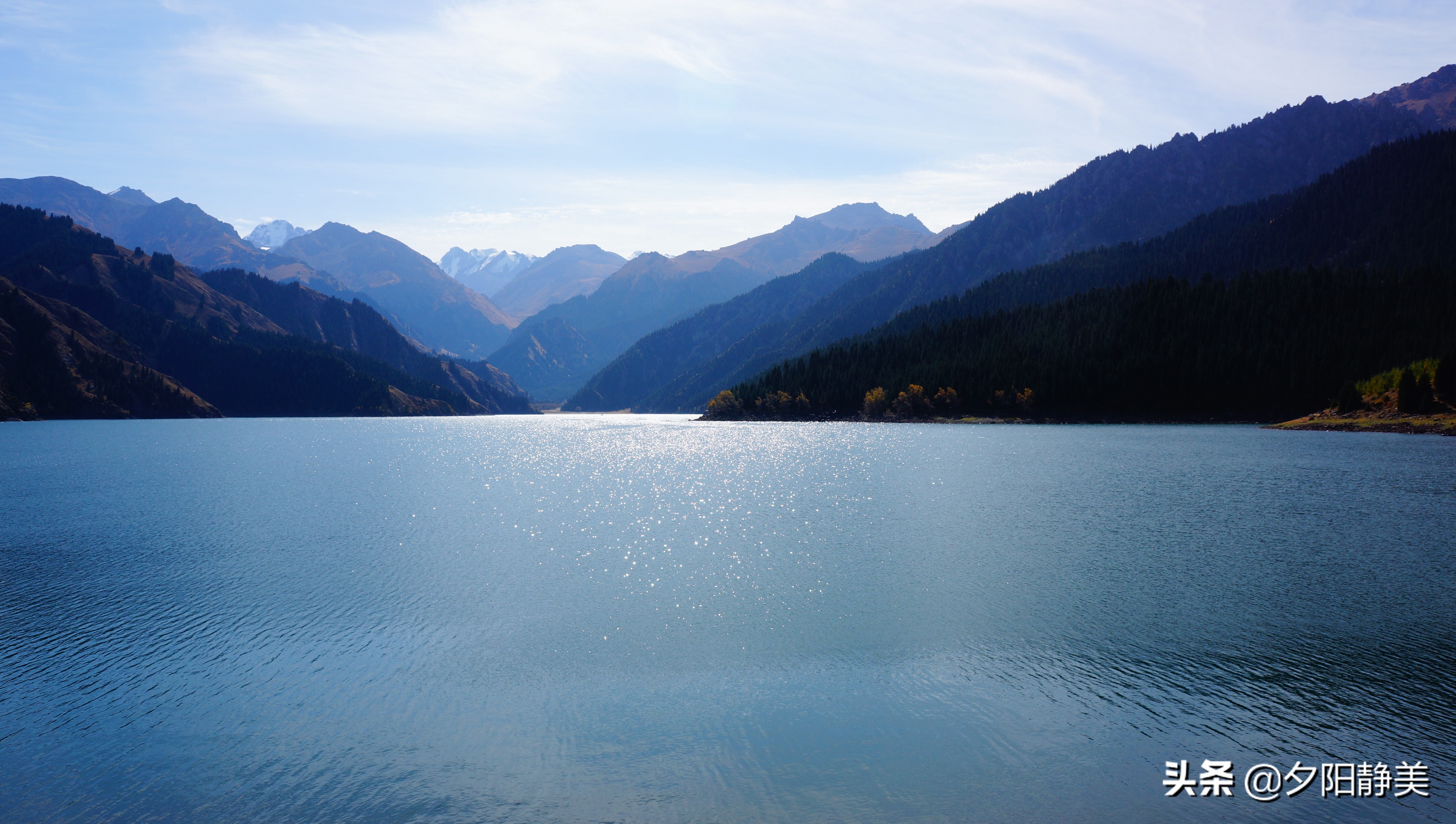 走进新疆天山天池真的美,天山天池之美