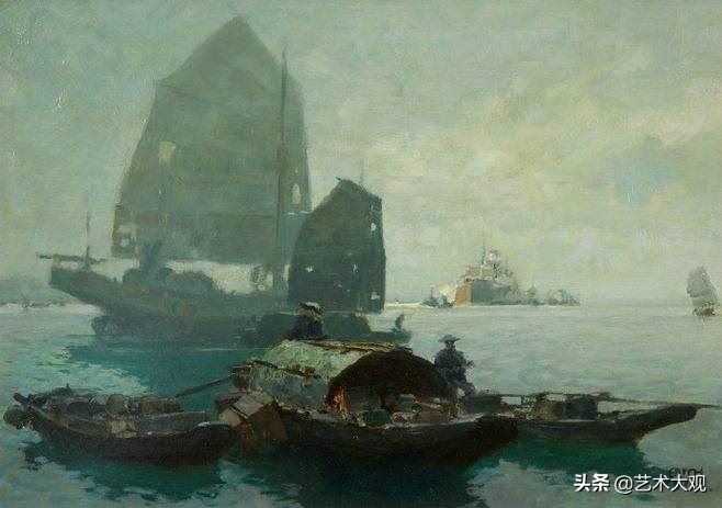 欧洲古典风景油画作品欣赏,德国古典画家风景油画作品