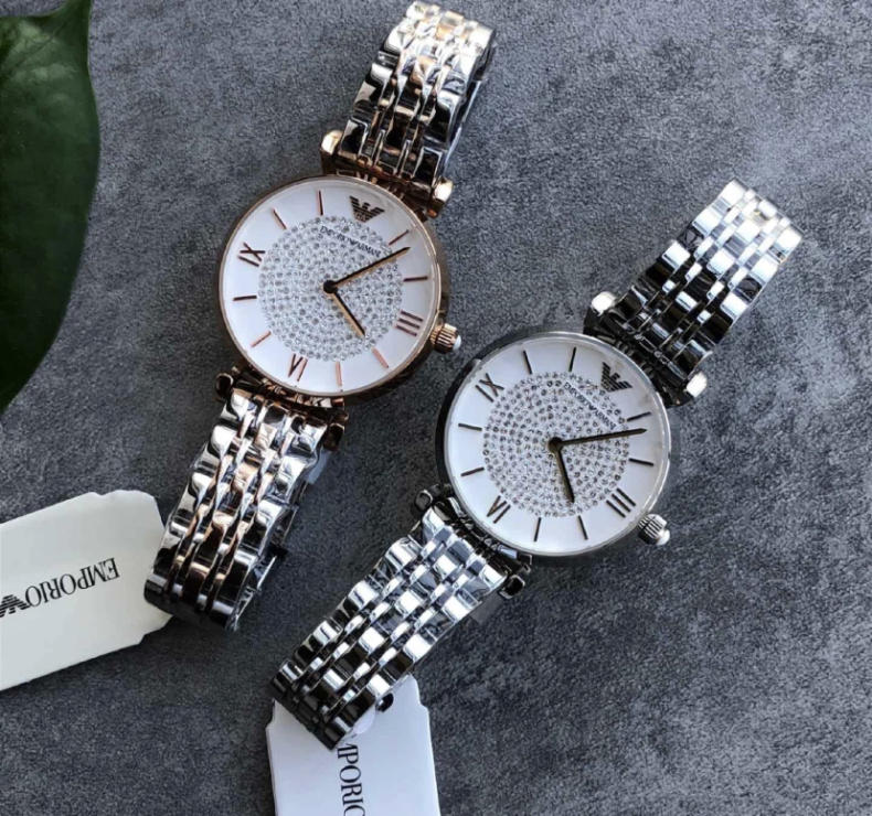 阿玛尼满天星金色手表布带,阿玛尼满天星送男友