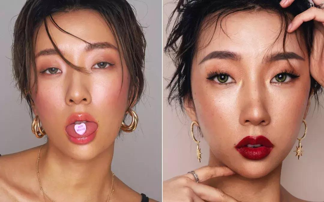 单眼皮眼妆的画法初学者视频,圆眼单眼皮内眦赘皮眼妆画法