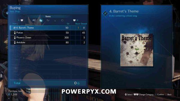 最终幻想7重制版唱片位置,最终幻想7重制版音乐全收集