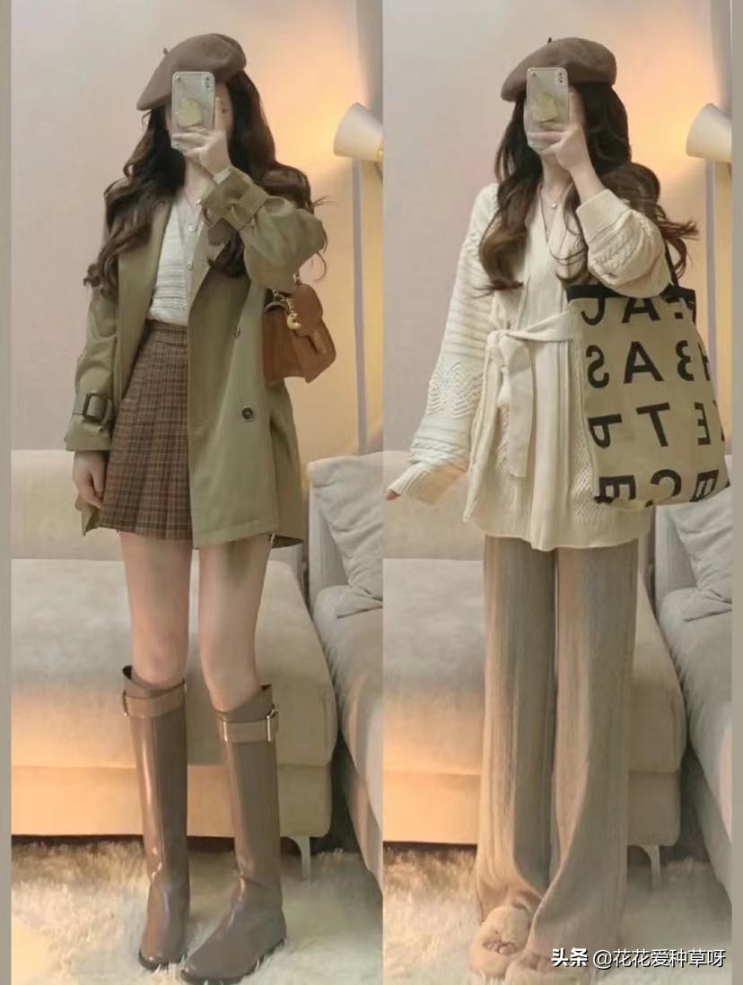 极致温柔的气质早秋穿搭