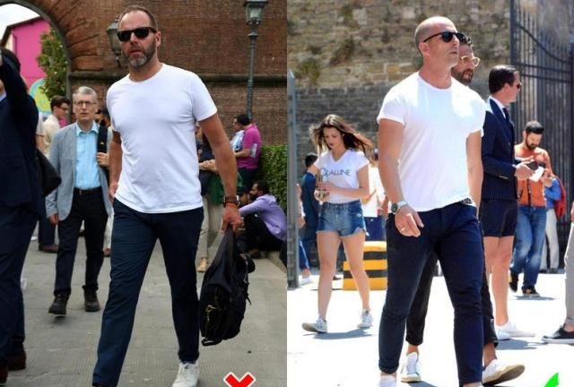 潮男怎么选择白色t恤,男士白t恤怎么穿不透