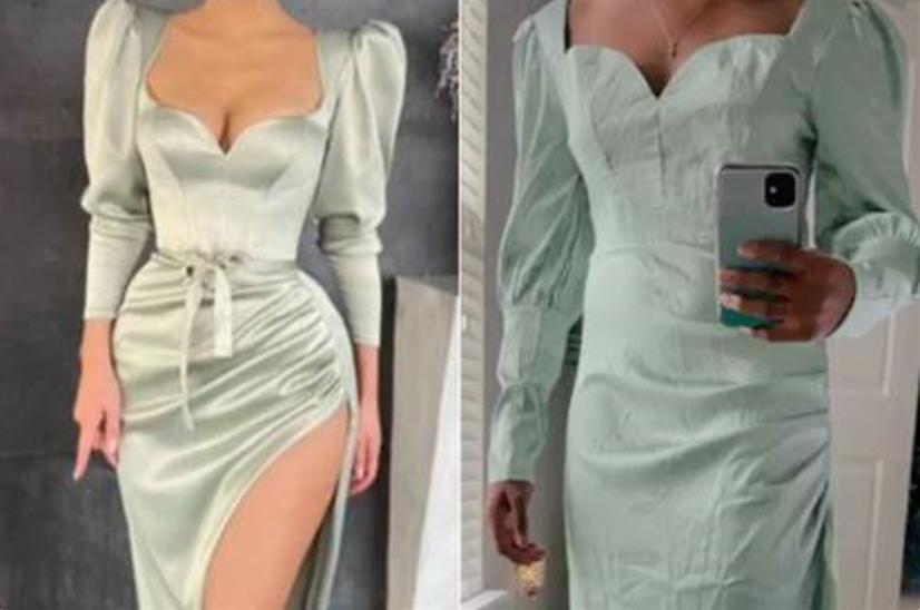 女子花2000网购衣服,女子网购华贵晚礼服