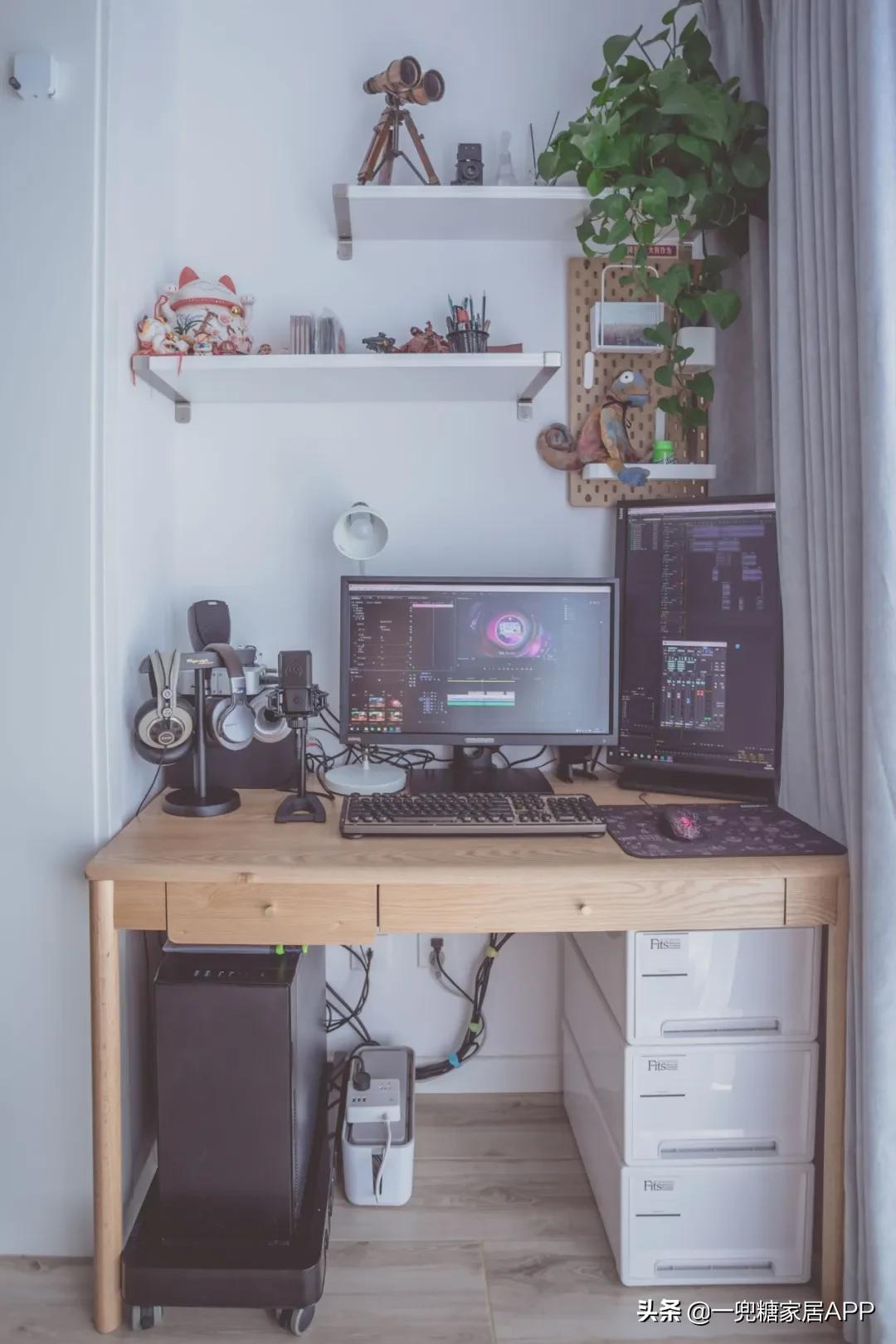 48㎡小家，餐厅可以蹦迪，还带私人影院！小户型都给我学