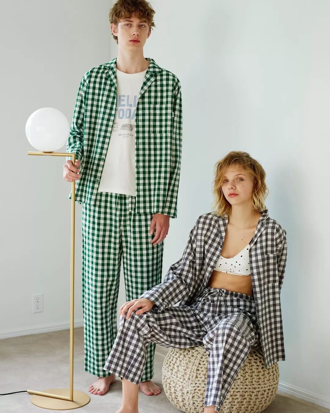 即使不出门也要穿出睡衣的别致,穿睡衣成了一种时尚