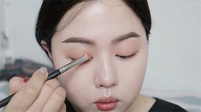 单眼皮狐狸眼妆画法日常,单眼皮大眼妆的画法步骤