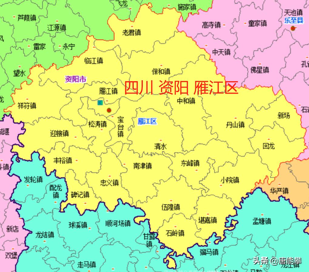 资阳雁江区各个镇的占地排名,资阳雁江区乐至未来发展