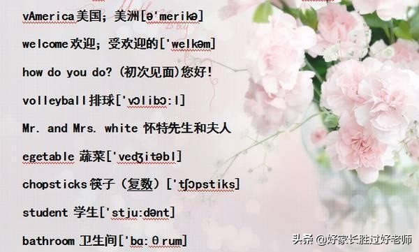 小学英语“单词表+音标”！给孩子贴墙上背熟，初中都领先一大截