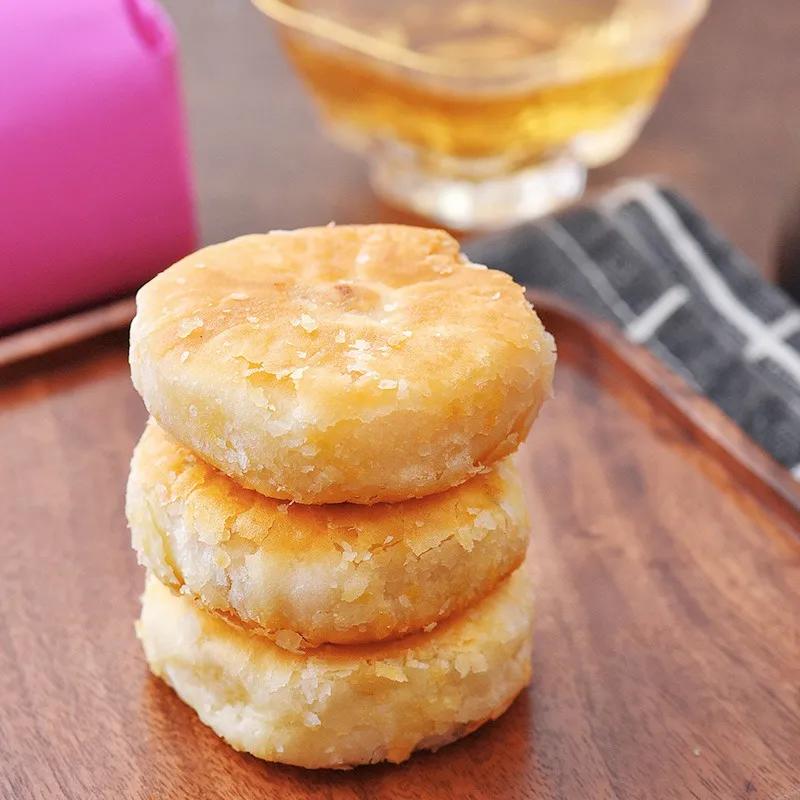 潮汕酥式绿豆饼的正宗做法,香酥脆的纯手工潮汕红豆绿豆饼