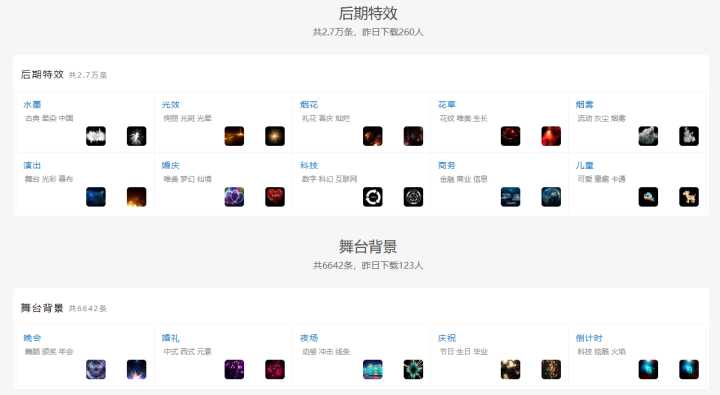 高清视频素材网站想要你就来