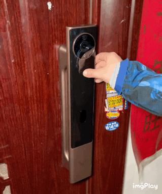 云米猫眼可视智能锁测评,云米智能门锁可视猫眼