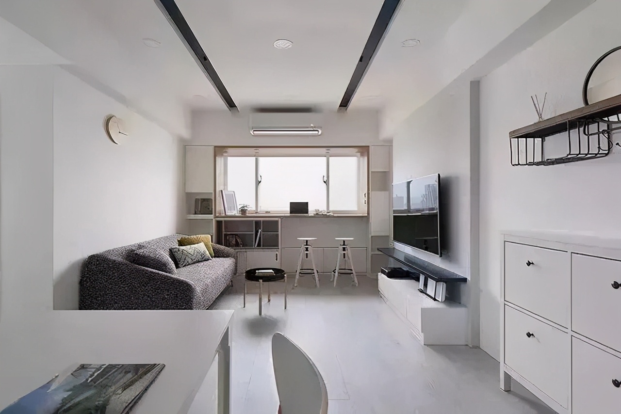 没阳台的客厅怎么装修实木,无阳台的客厅怎么设计