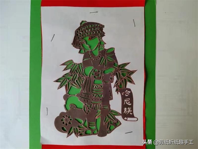 哈尼族剪纸视频,哈尼族图腾手工剪纸教程