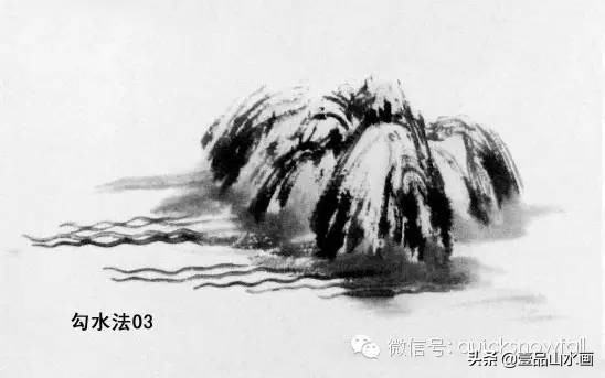 曾刚山水画视频水的画法,山水画教程水粉画