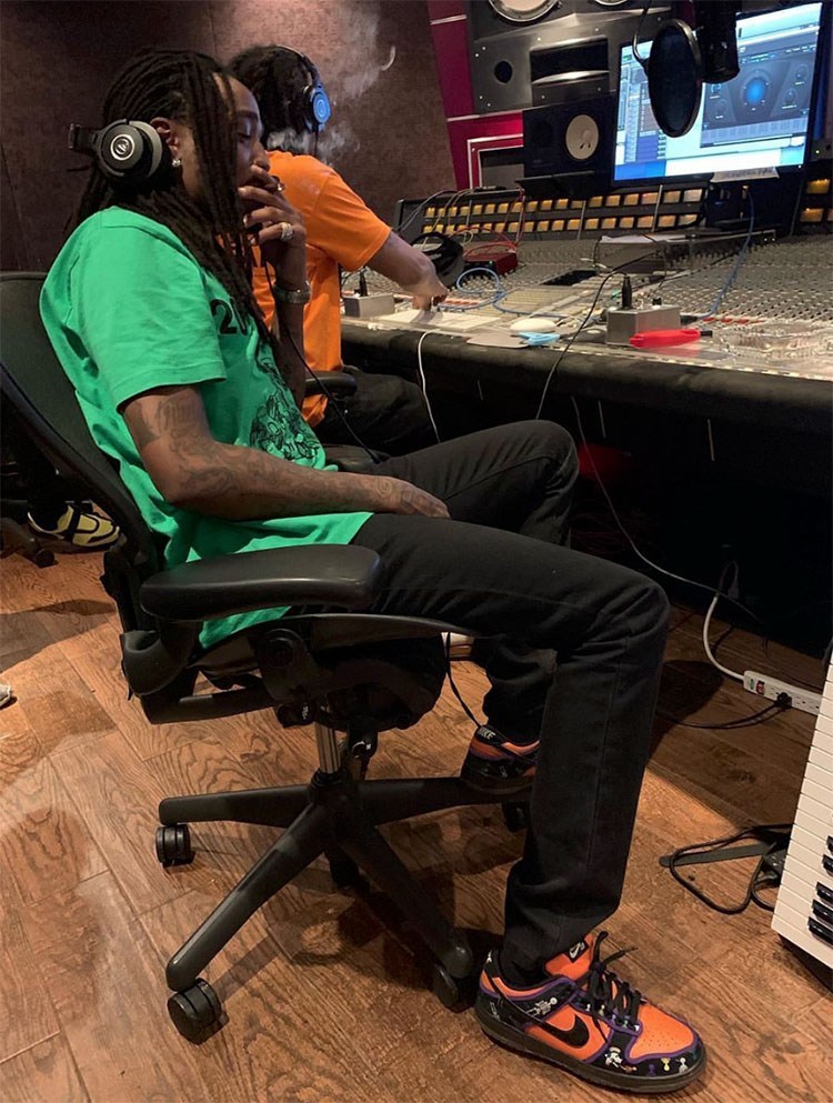 明星上脚dunk冰淇淋,明星上脚的nike