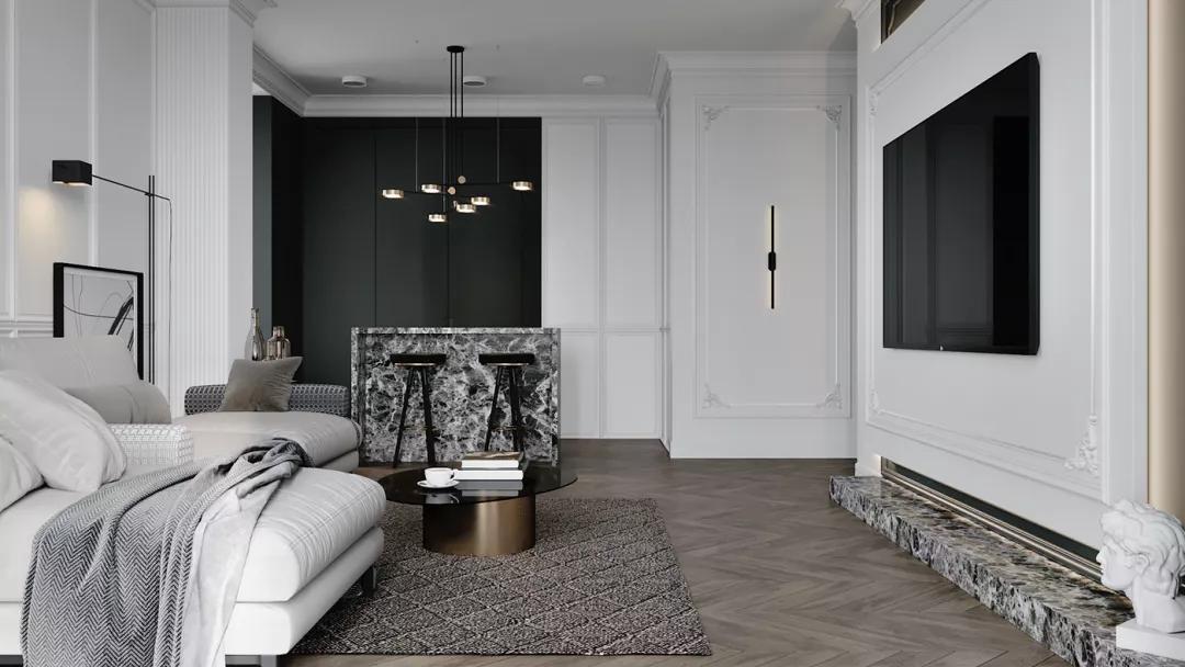 常州别墅装修简约美式案例赏析,常州别墅装饰现代简约风格案例