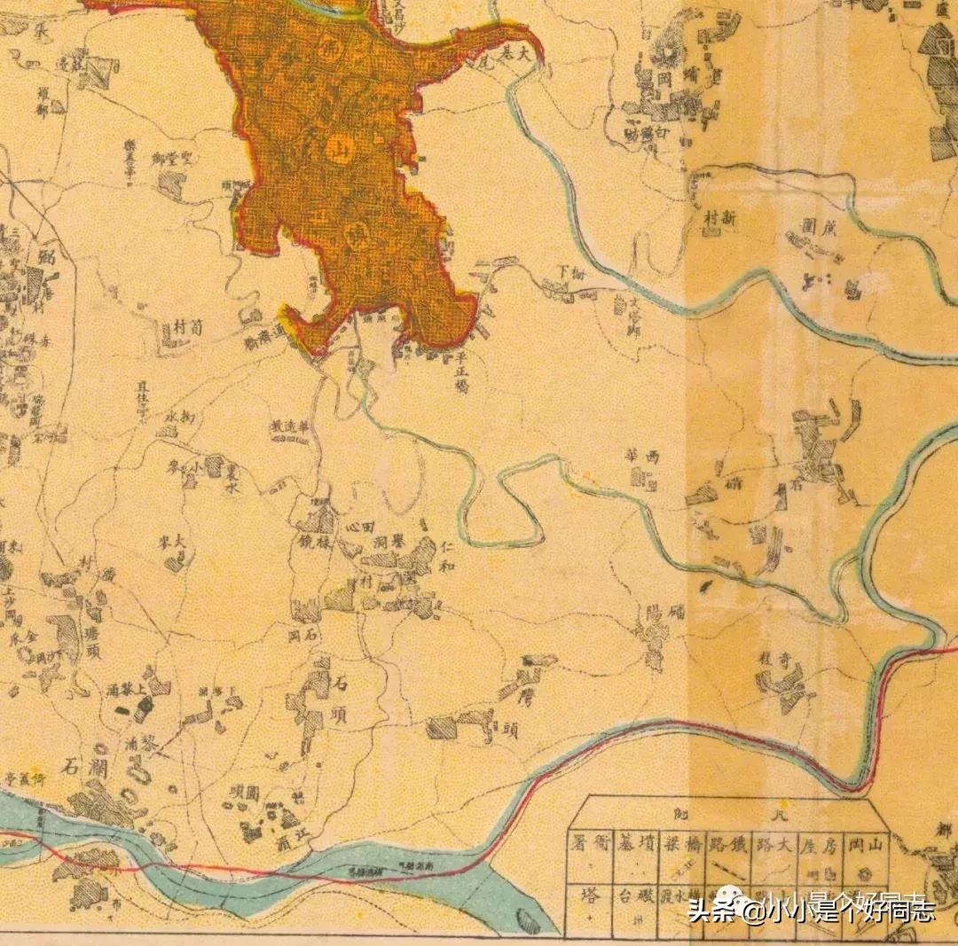 佛山南海之前的旧地图,旧佛山地图