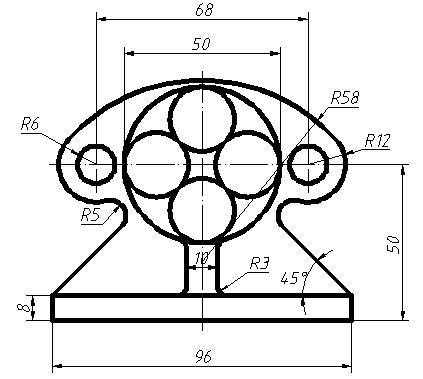 cad练习图纸45张教程初学者,cad图练习题300道