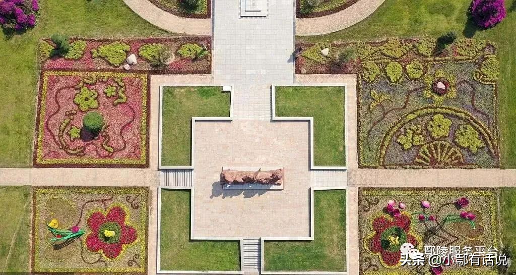 鄢陵花博园导览图,航拍鄢陵县唐韵樱花园