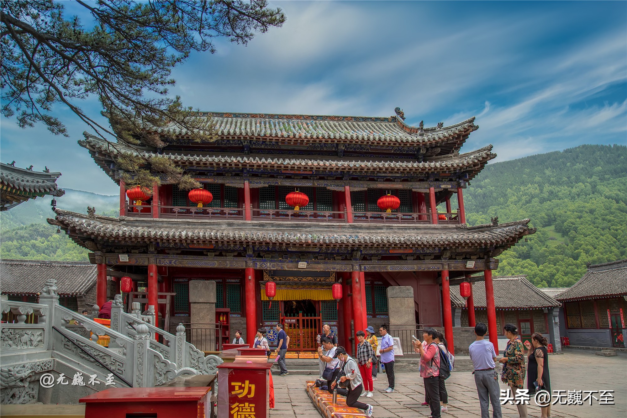 四大佛教圣地之一五台山五爷庙,五台山12座藏传佛教寺庙