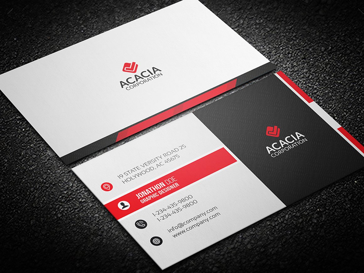 白色商务名片设计图,商务ktv名片设计图片