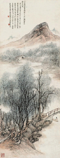 郑午昌花鸟,丝鬓散人郑午昌百幅绘画作品赏析