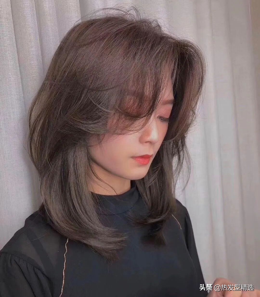 女士中发碎剪教程,潮流发剪