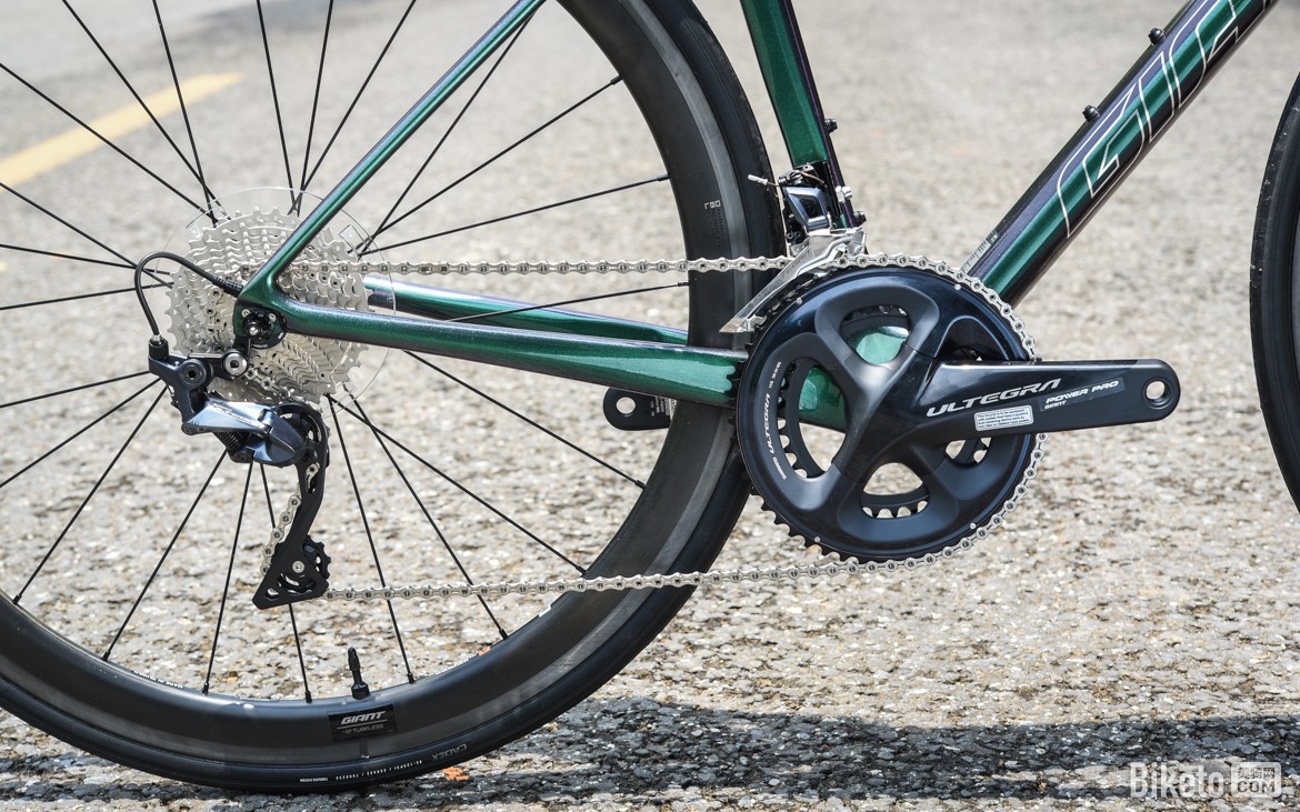 捷安特tcradvsl公路车配置,捷安特tcradv2kom试骑