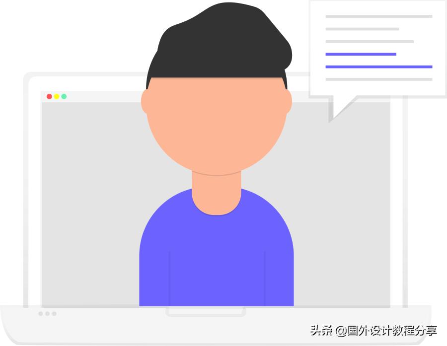 扁平矢量插画教程,矢量扁平插画怎么画