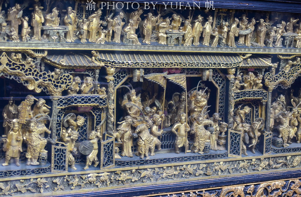 佛山祖庙国家一级文物木雕作品,佛山木雕历史