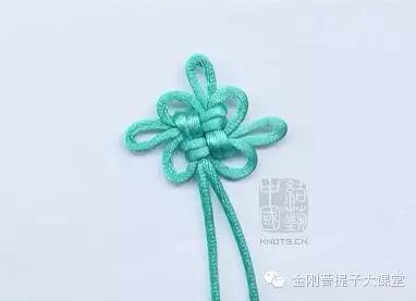 双线弹力绳金刚手串收尾打结图解,手串弹力绳打结方法视频教程全集