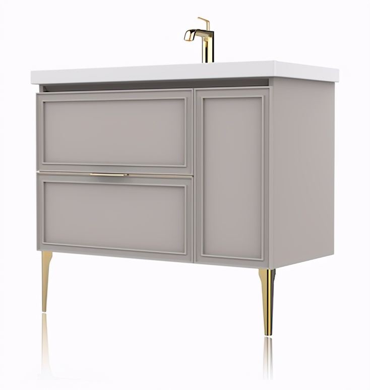 浴室柜推荐轻奢卫浴柜,打造优雅卫浴空间浴室柜细节设计