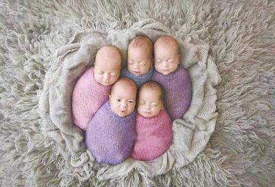 爸妈给五胞胎取名字,五胞胎五个字取名