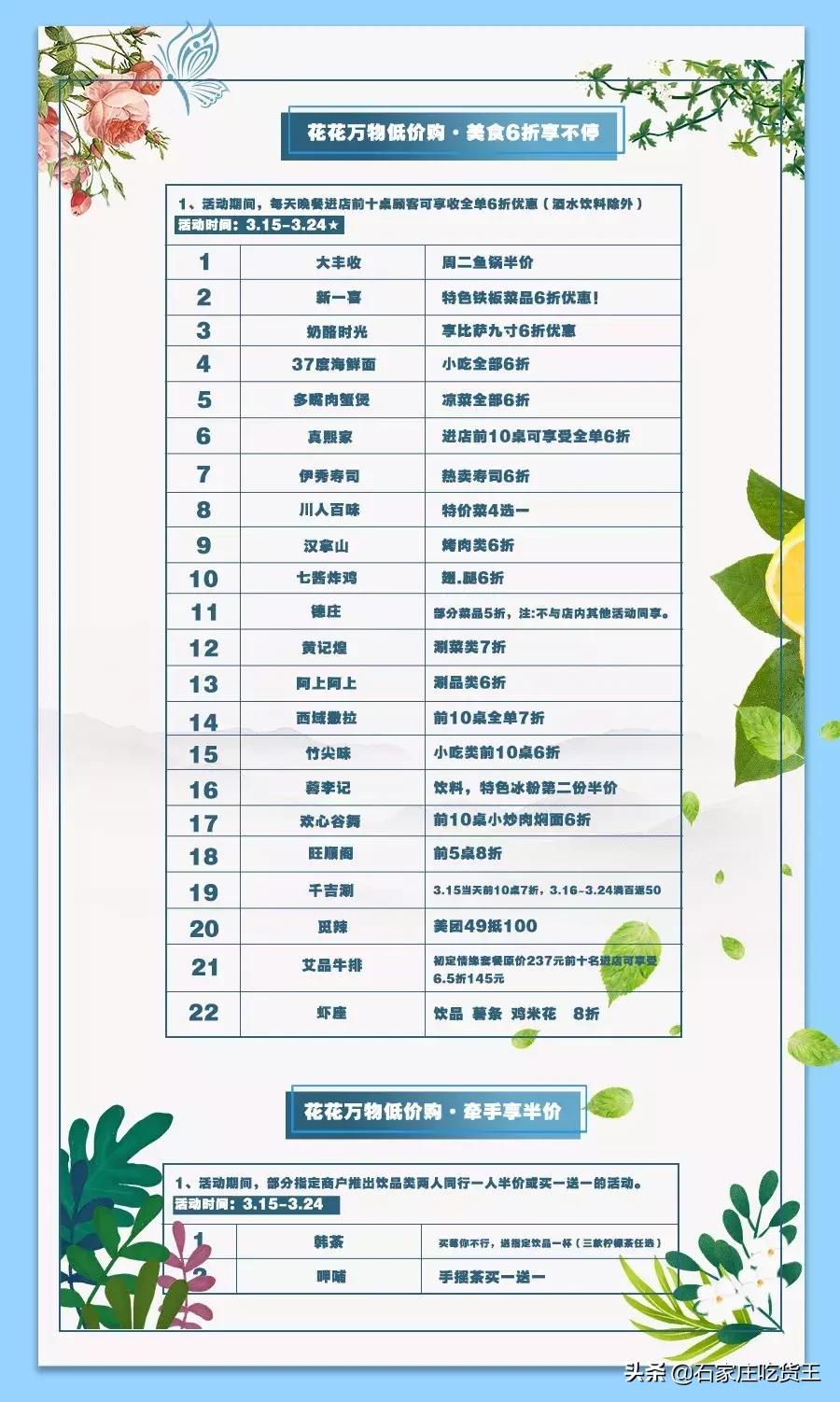 开在花海中的吃货狂欢“邀吃日”来啦！