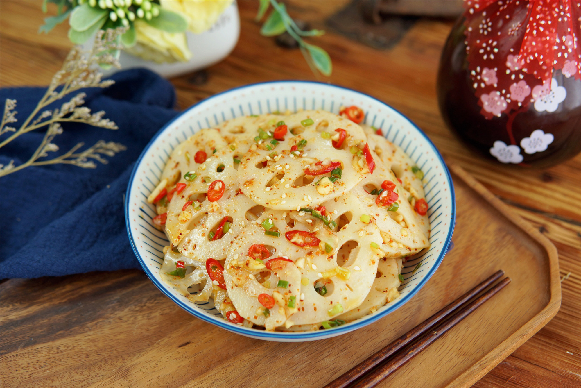 凉拌莲藕如何防止莲藕变黑,煮莲藕莲藕发黑