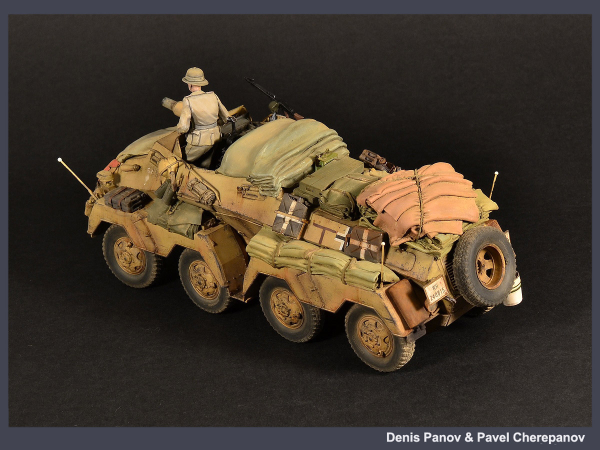 北非战场的德意志骆驼，二战德国Sd.Kfz.233重型装甲车