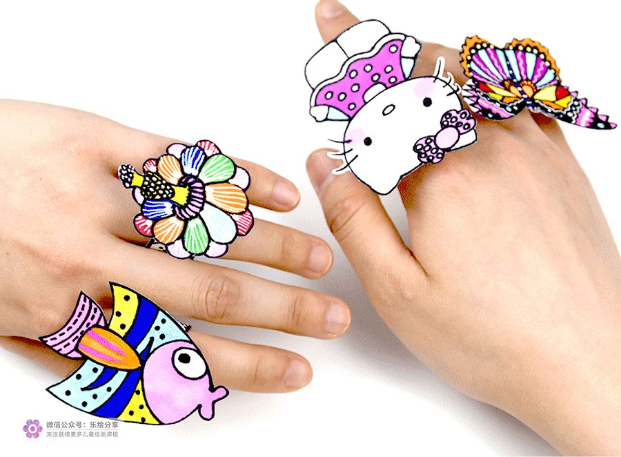 欢欢喜喜过大年手工绘画,儿童绘画填色和手工艺术