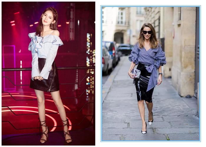 时髦单品“皮裙”，学会选款+搭配，让你的穿搭性感与时尚并存