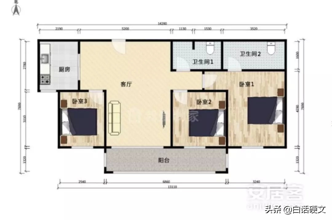 两区交界的指示牌,两个区的交界处定位