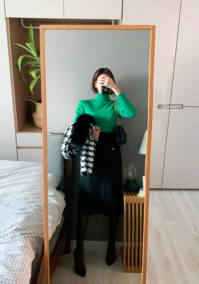 18套韩国街拍穿搭示范，帮你找到冬天穿搭灵感，时髦又好看