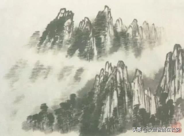山水画技法山石的基本画法解析,中国山水画技法如何画山石