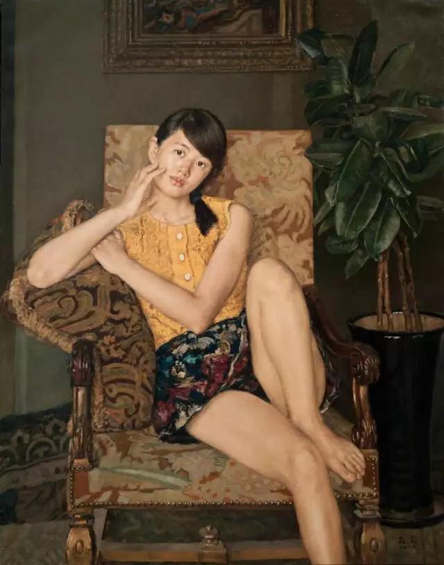 新婚作画拍卖,新婚画妻子