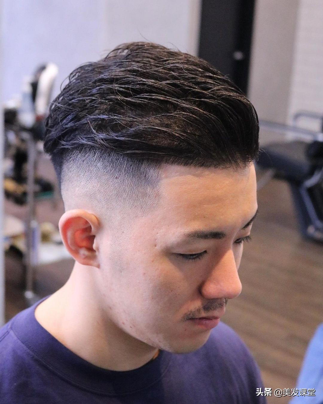 超火的男士凌乱油头造型,男生发型2020潮流短碎盖