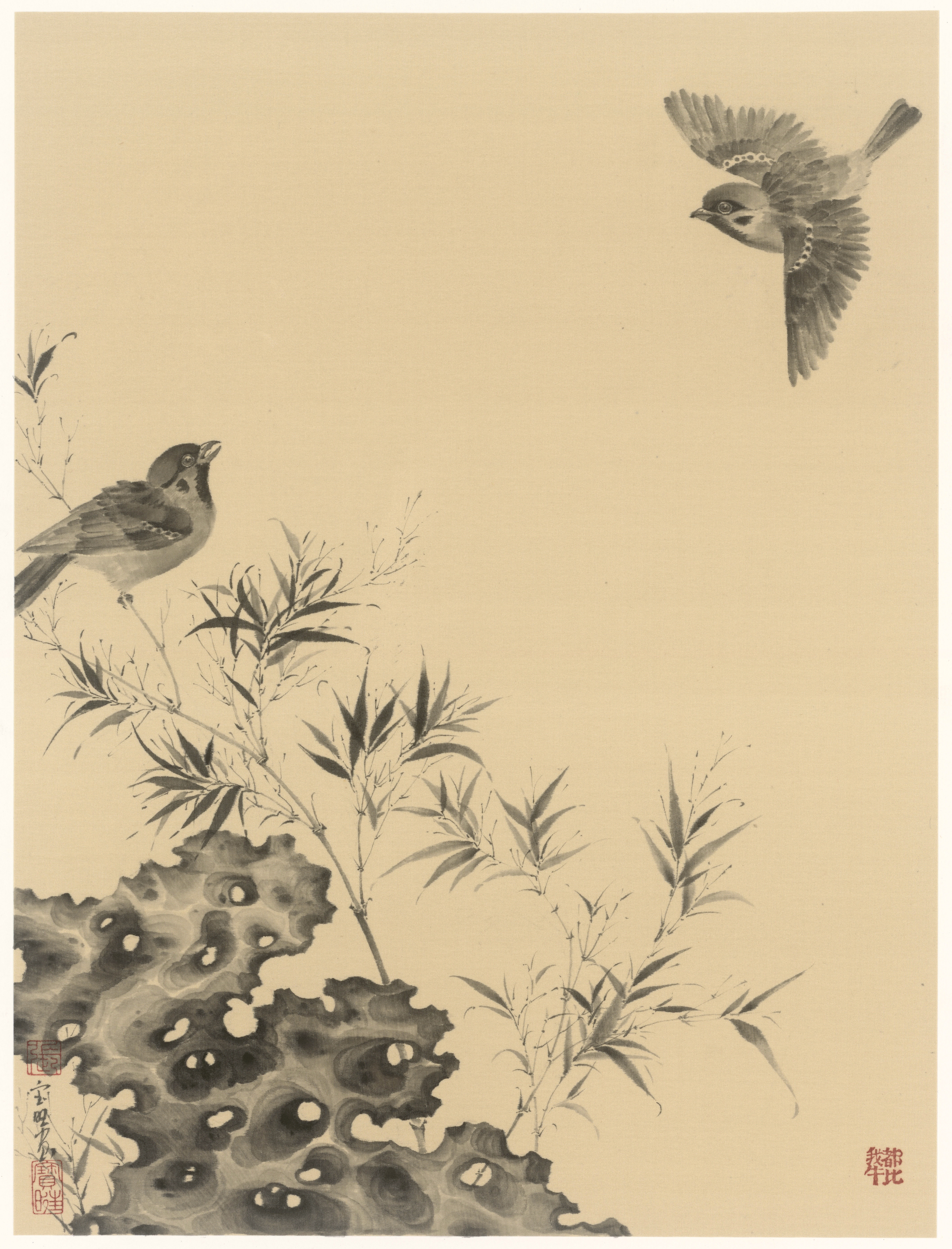 张宝旺画家,张旺国画作品欣赏